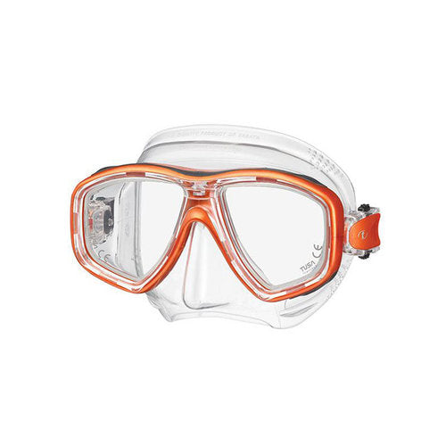 tusa clear and orange goggles